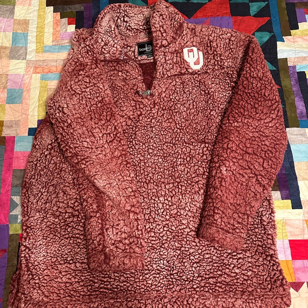 OU fleece pullover!!